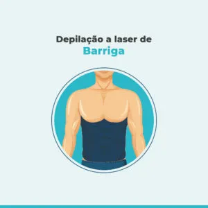 Depilação a laser de Barriga